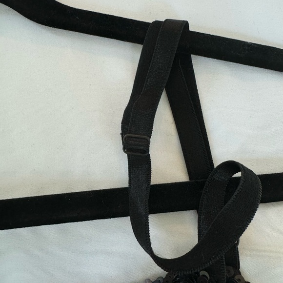 All saints hand embellished sequence mini dress. - Picture 8 of 8